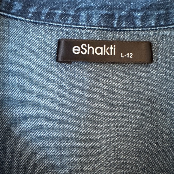 🔹HOST PICK🔹eShakti Denim Mini Dress - Picture 2 of 4